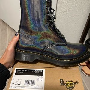 Vegan 1460 Pascal Gunmetal Doc Martens